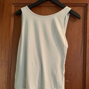 Lululemon pima cotton low back tank top